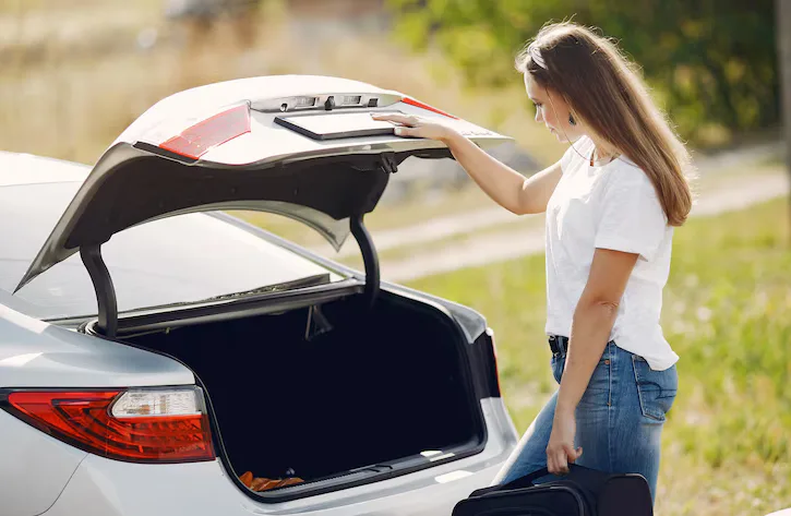 Keys locked in car trunk at parking lot solved by Triton Locksmith Plantation mobile service